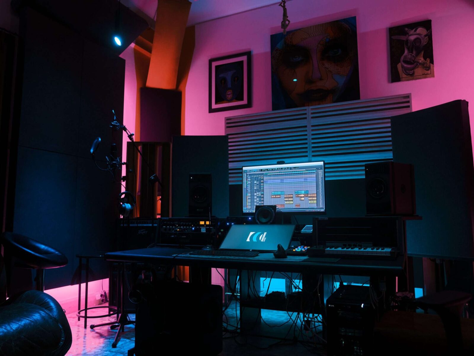 La regia dello studio di registrazione